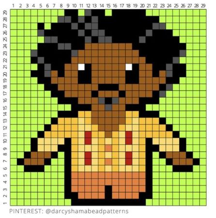 Felix Perler Bead Pattern