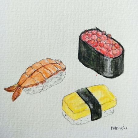 Sushi sketch illustration png  PNGWing