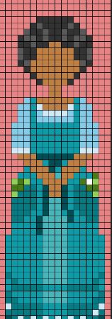 Julieta Madrigal Perler Bead Pattern