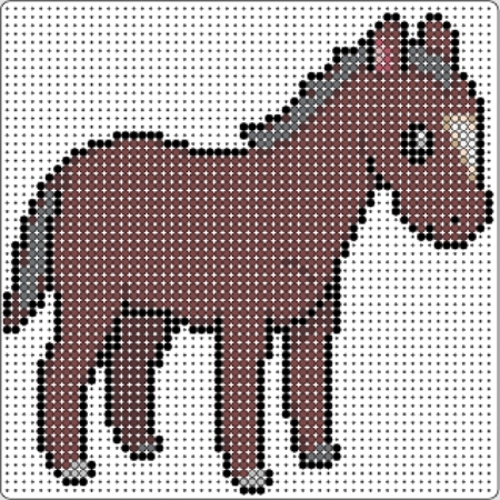 Awesome Cartoon Horse Pattern