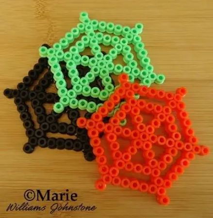 Colorful Cobweb Beads