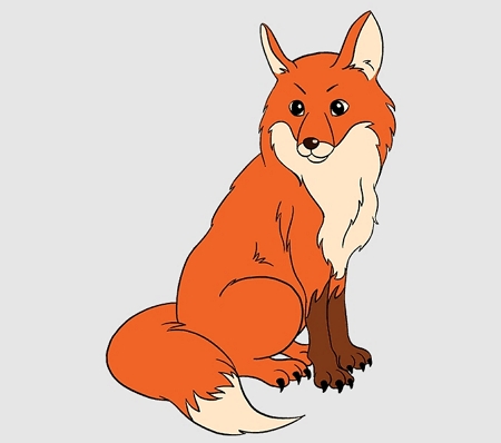 How to Draw a Fox Easy Printable Lesson For Kids - Step by Step Tutorial |  Kids Activities Blog