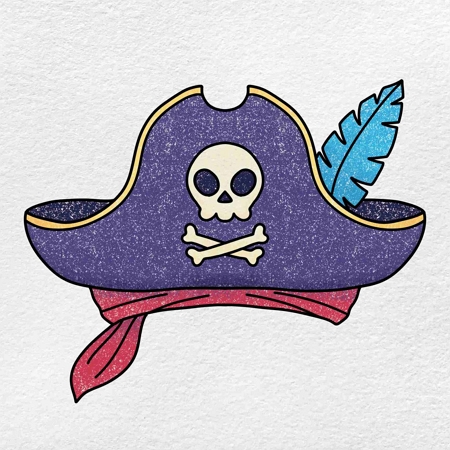 27 Easy Pirate Drawings for Children - Cool Kids Crafts