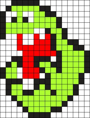 Ghost Perler Bead Pattern