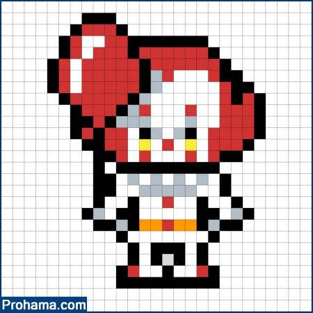 Radford (Spooky Month) Perler Bead Pattern