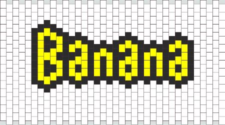 Banana Bead Pattern