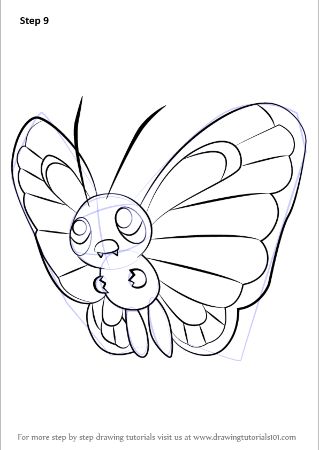 Butterfree Easy Drawing