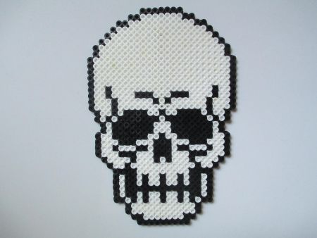 Cheeky Skull Perler Beads