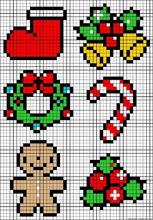 27 Cheery Christmas Perler Bead Patterns - Cool Kids Crafts