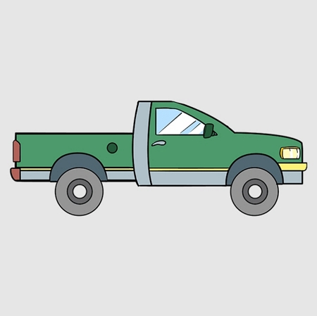 truck drawings for kids