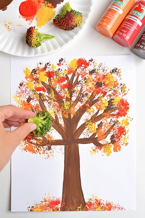 23 Easy Thanksgiving Paintings Anyone Can Do - Cool Kids Crafts