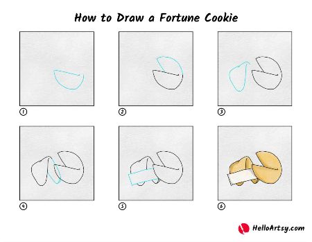 Fortune Cookie Sketch