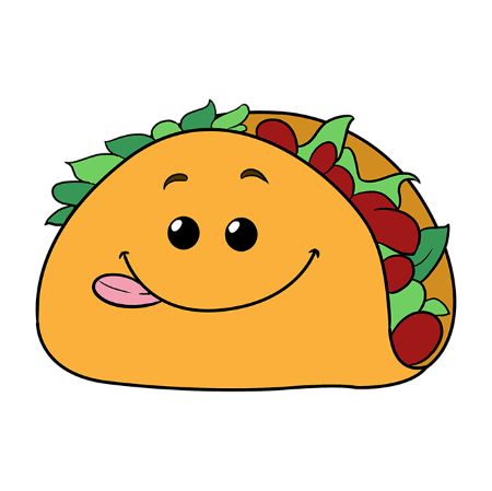 Funny Taco Sketch