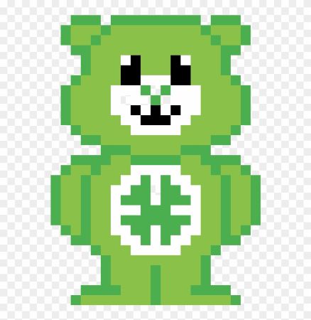 Good Luck Bear Perler Bead Pattern