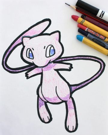 How to Draw Mew