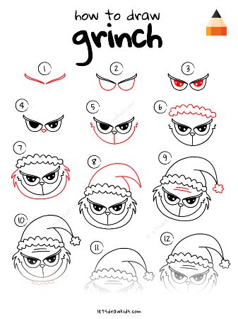 How to Draw the Grinch