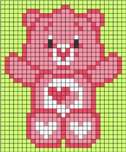 23 Adorable Care Bear Perler Beads - Cool Kids Crafts