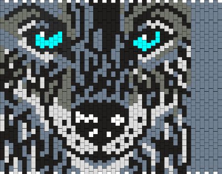 Magnifiscent Wolf Head Pattern