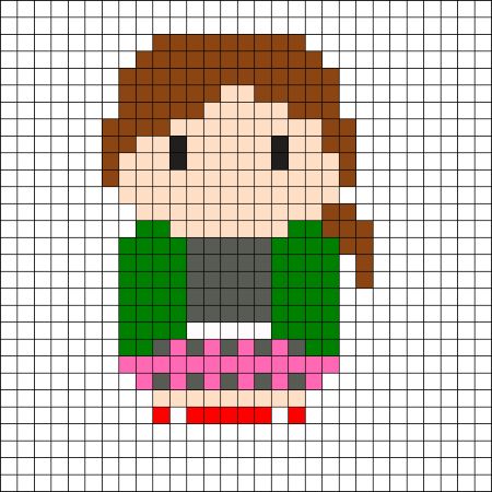 Margo Gru Perler Bead Pattern