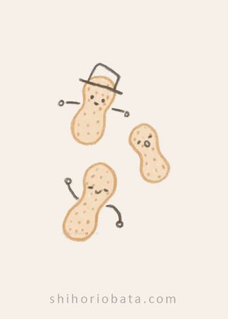 Dancing Peanuts Illustration