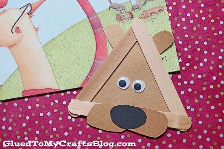 Popsicle Stick Squirrel Head Craft