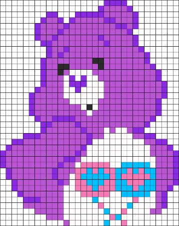 Share Bear Perler Bead Pattern