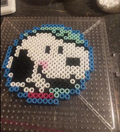 Snoopy Profile Perler Beads