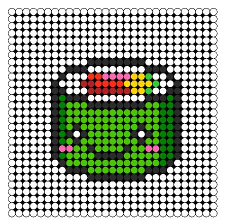 Sushi Perler Bead Pattern