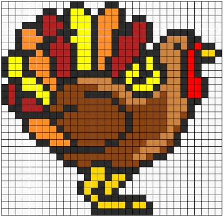 Thanksgiving fuse bead patterns