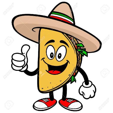 Thumbs Up Taco Drawing