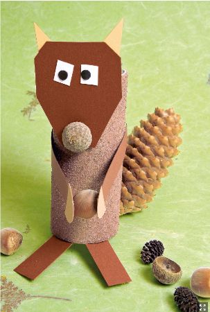 Toilet Roll Squirrel Craft