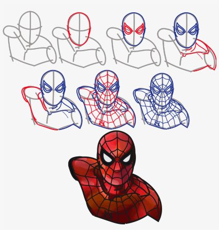 3D Spiderman Sketch