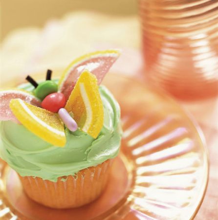Adorable Butterfly Cupcake