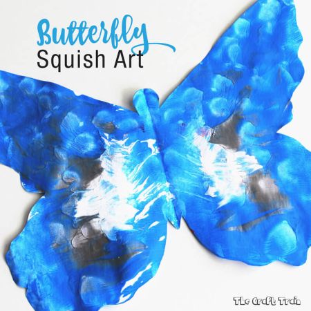 Butterfly Squish Art