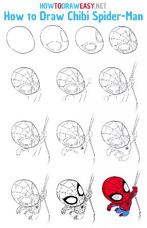 23 Amazing Spiderman Drawings to Try - Cool Kids Crafts