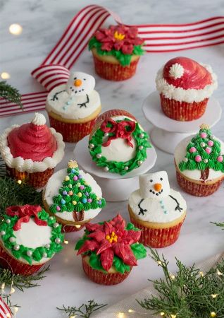 Christmas Cupcakes Galore