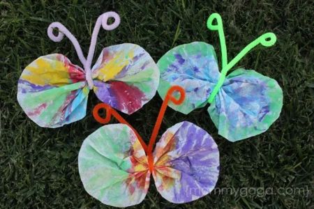 Coffee Filter Butterfly Craft