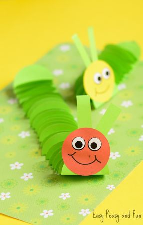 DIY Circle Caterpillar Craft