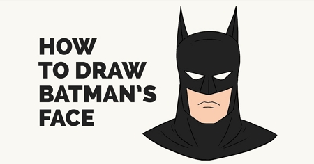 batman drawing easy for kids