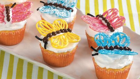Easy Butterfly Cupcake Idea