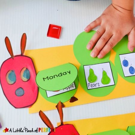 Educational Caterpillar Craft