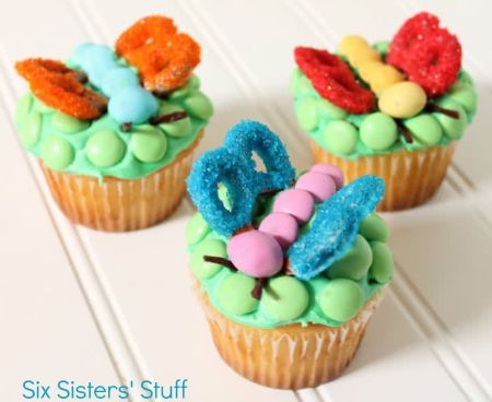 Fluttering Butterfly Cupcakes