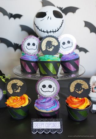 Galaxy-themed Cupcakes