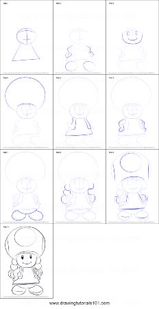 How to Draw Toadette