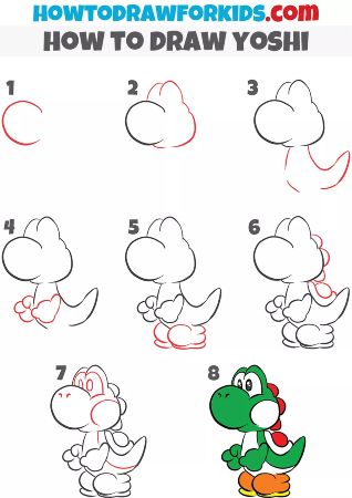 How to Draw Yoshi