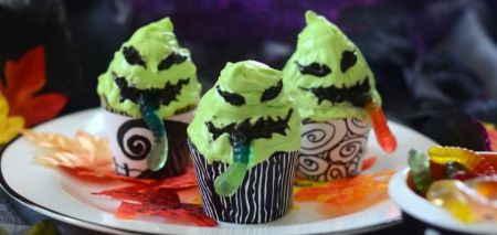 Oogie Boogie Cupcakes