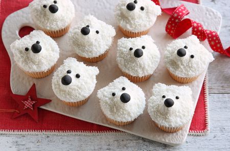 Polar Bear Cupcakes