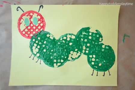 Potato Masher Caterpillar Craft