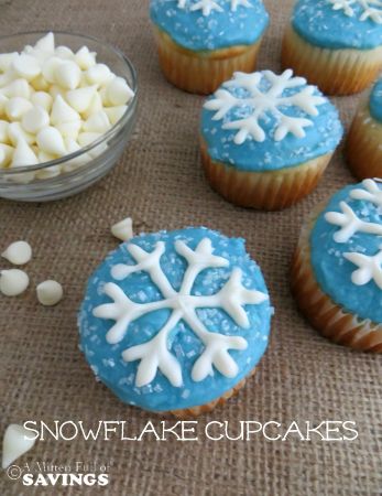 Snowflake Cupcakes