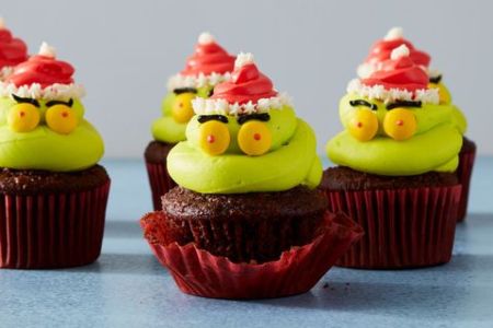 The Grinch Cupcakes